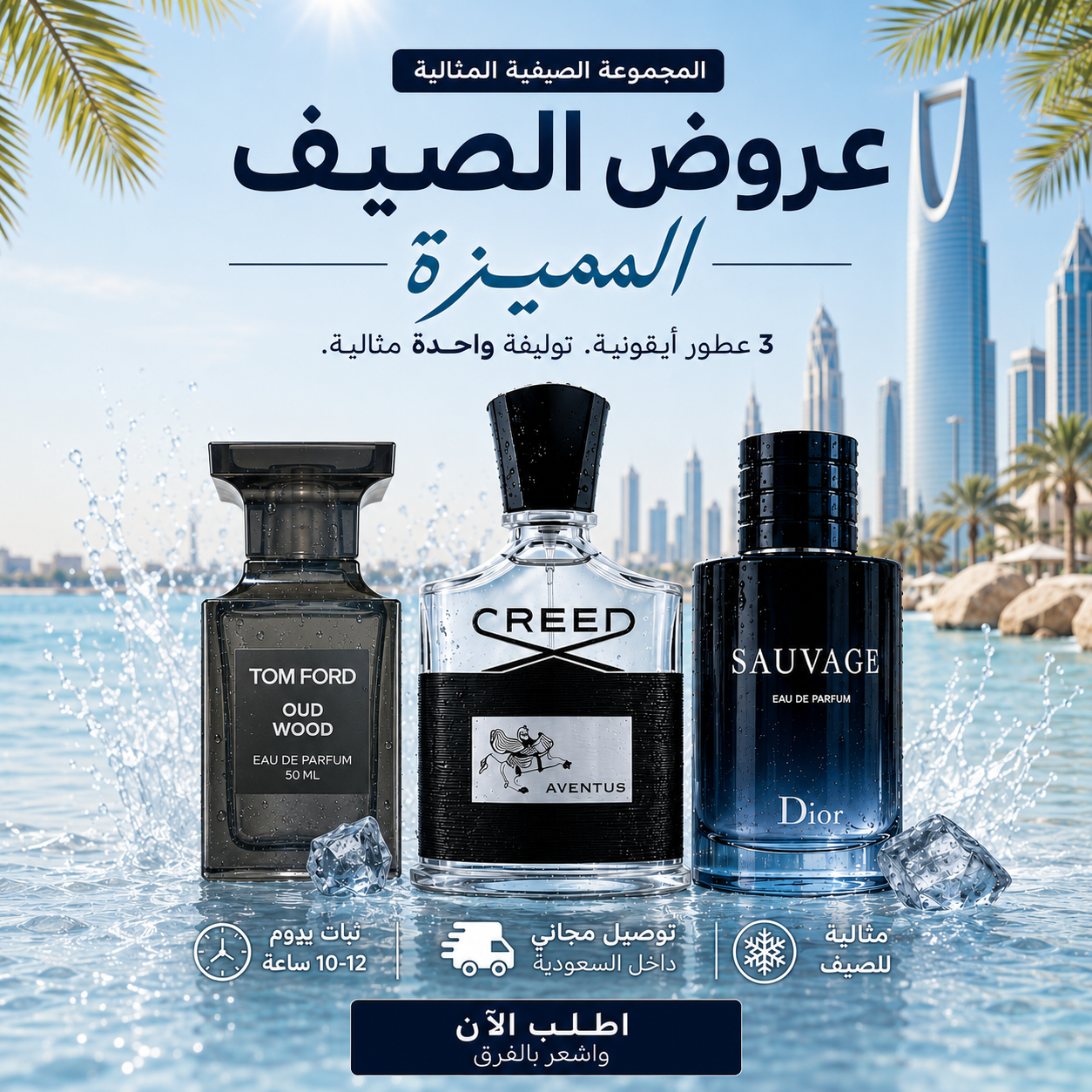 مجموعة من 3 عطور رجالية